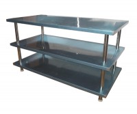 Mesa em Aço Inox 3 Tampos 